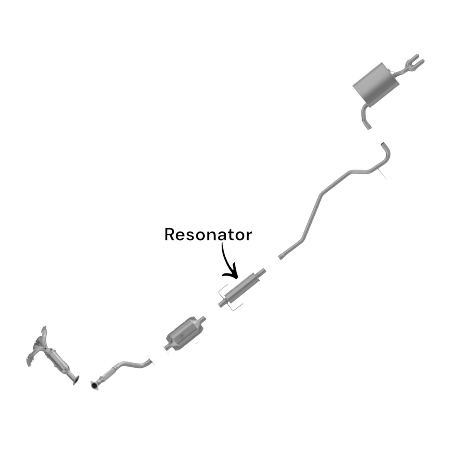 Mercury Milan 2.5L (2010-2011) Resonator Only