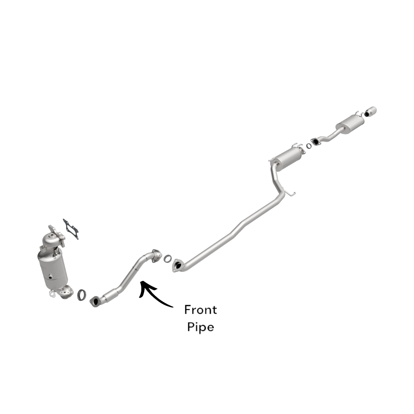 Honda Civic 1.8L 2007 Ex 2 Door Automatic Front Pipe