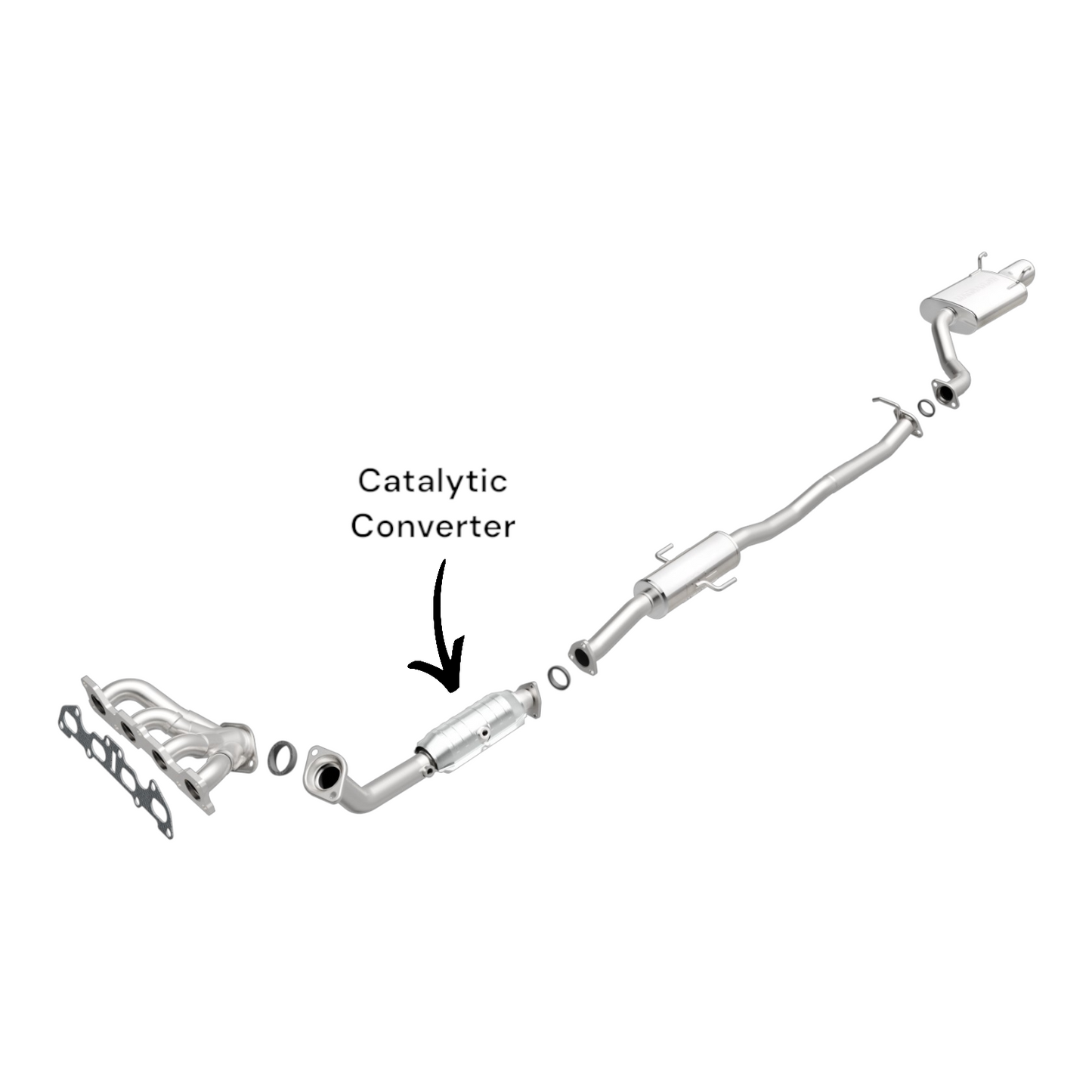 Honda CR-V 2.4L (2007-2009) V4 Catalytic Converter