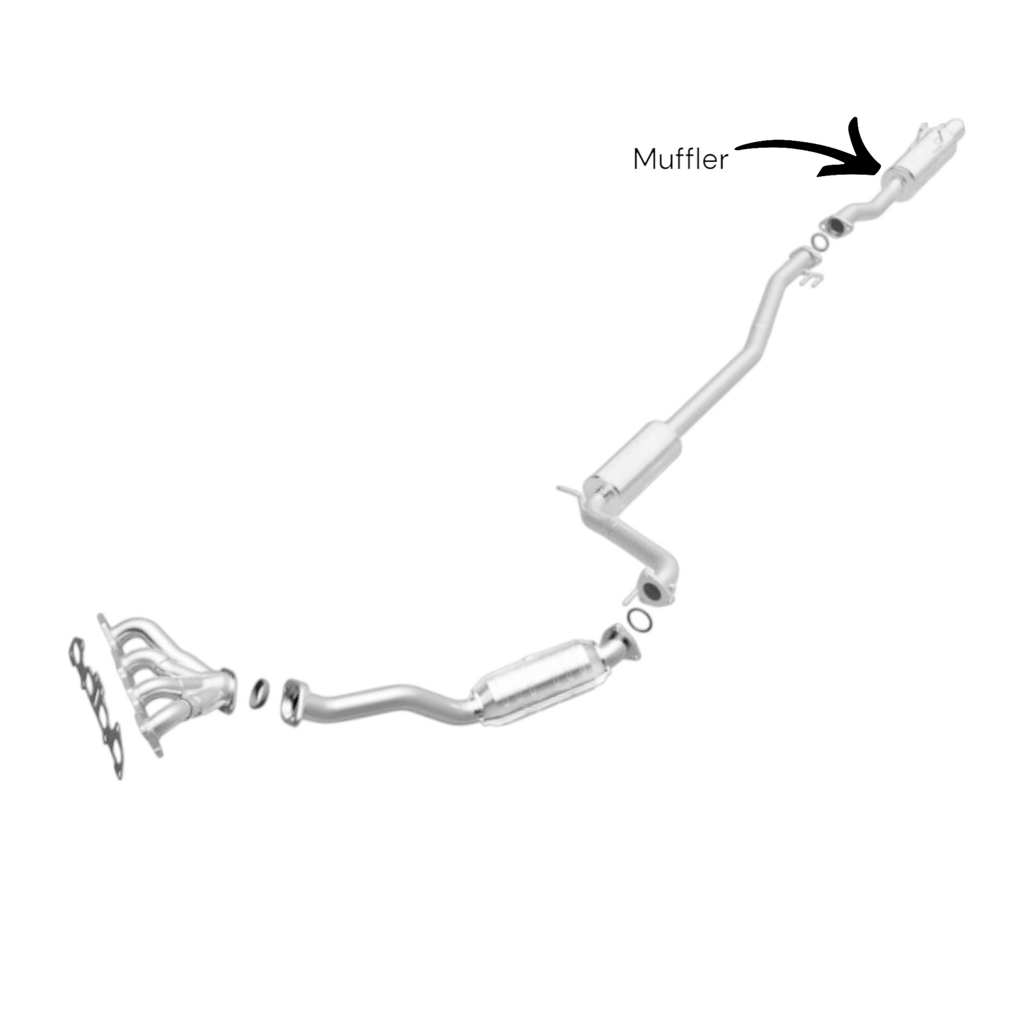 Honda Fit 1.5L 2007-2008 Direct-Fit Muffler