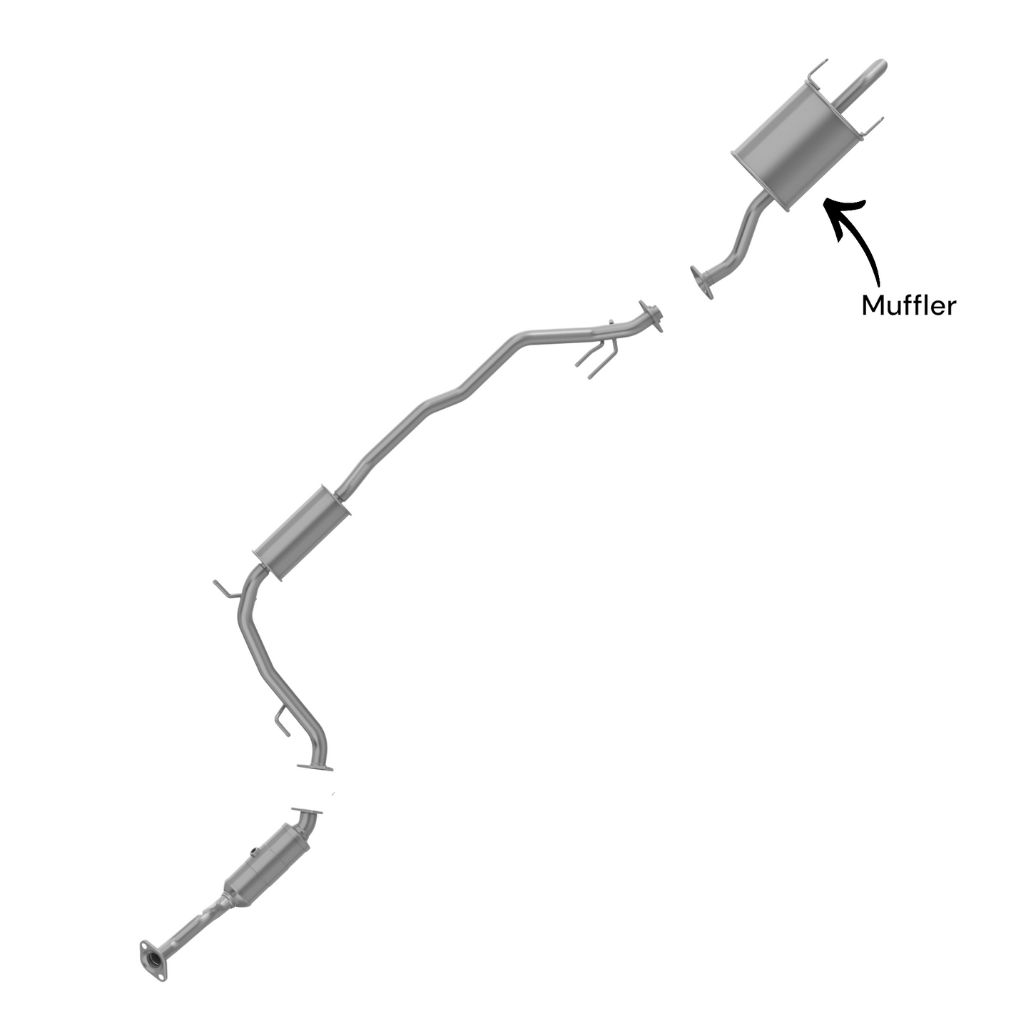 Honda Fit 1.5L (2007-2008) Muffler