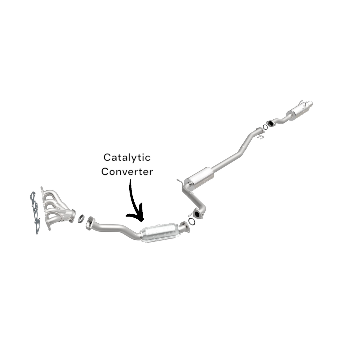 Honda Fit 1.5L (2007 & 2008) V4 Front Catalytic Converter (Automatic Transmission)