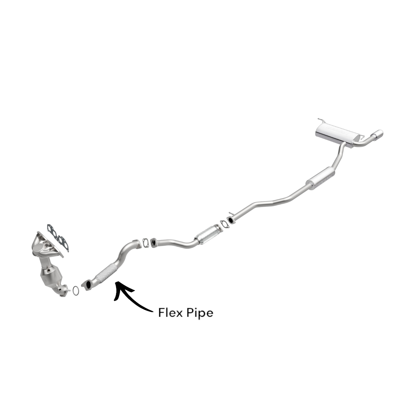 53826 - Nissan Rogue Select 2.5L (2014-2015) Flex Pipe