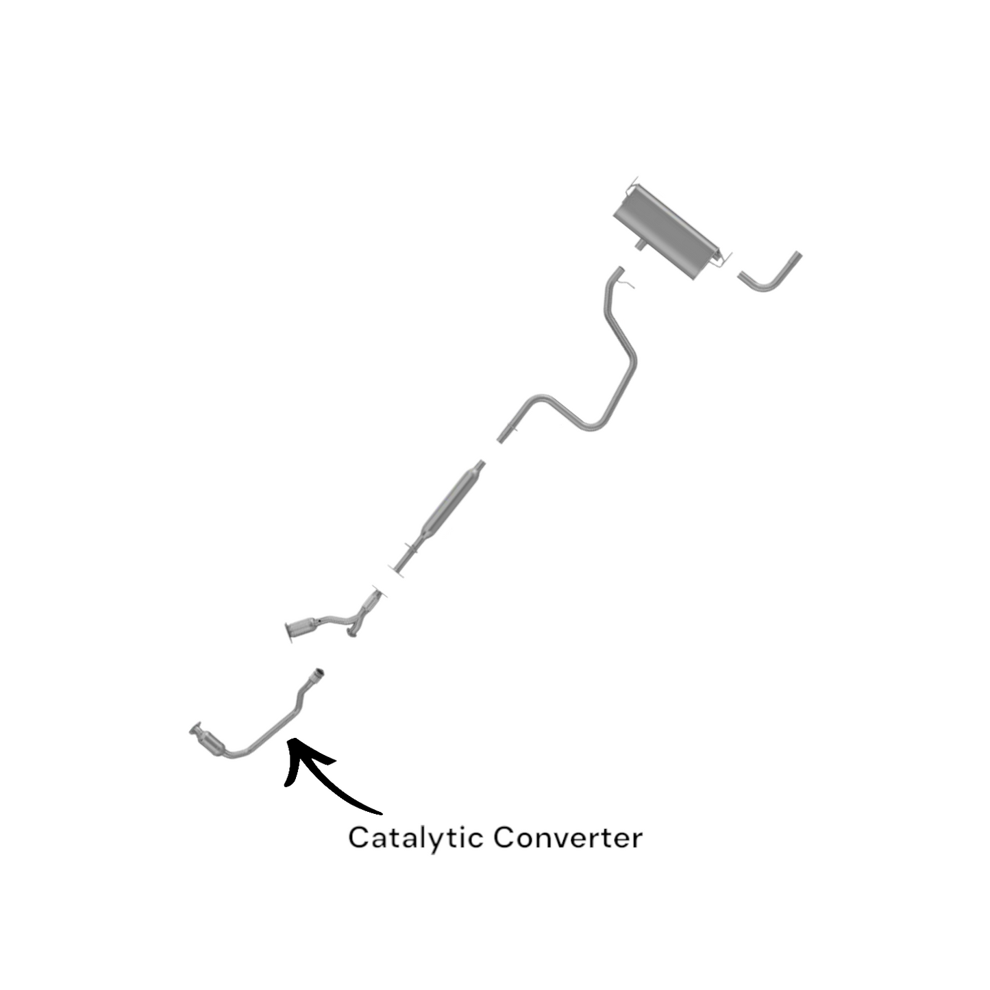 Pontiac G6 3.5L (2005, 2006) Catalytic Converter