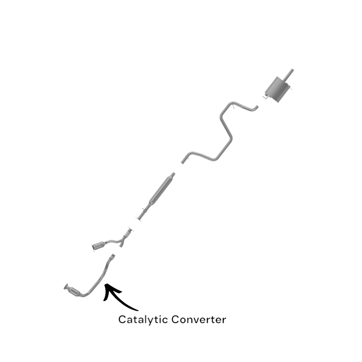 Chevrolet Malibu 3.5L (2005, 2006) Catalytic Converter