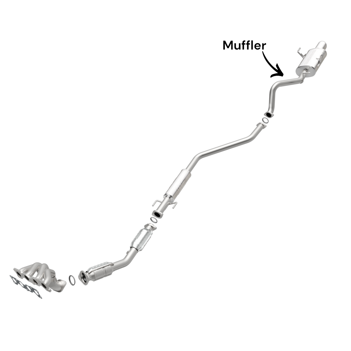 Nissan Versa 1.8L (2007-2011) (Sedan) Muffler