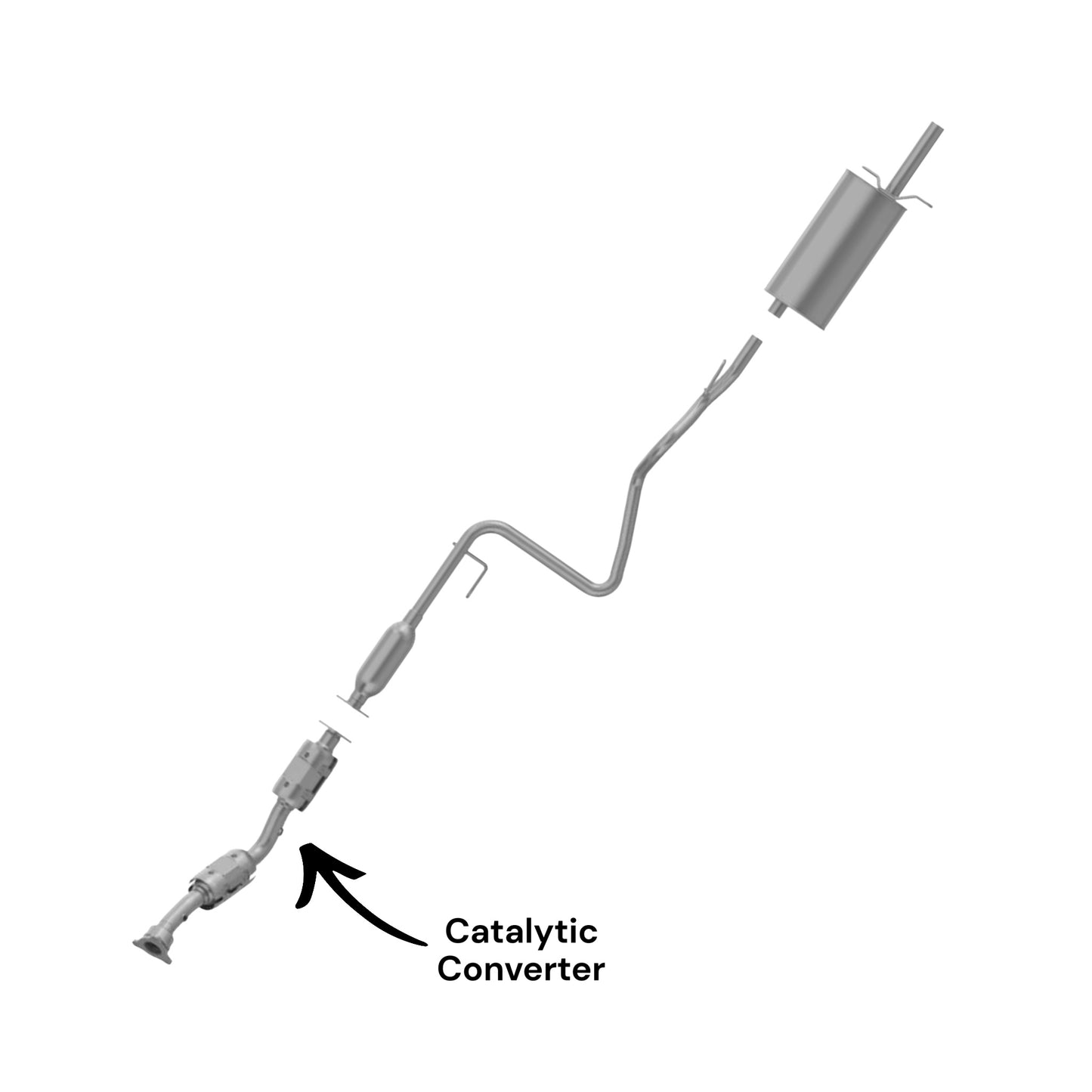 Pontiac G5 2.4L (2008) Catalytic Converter
