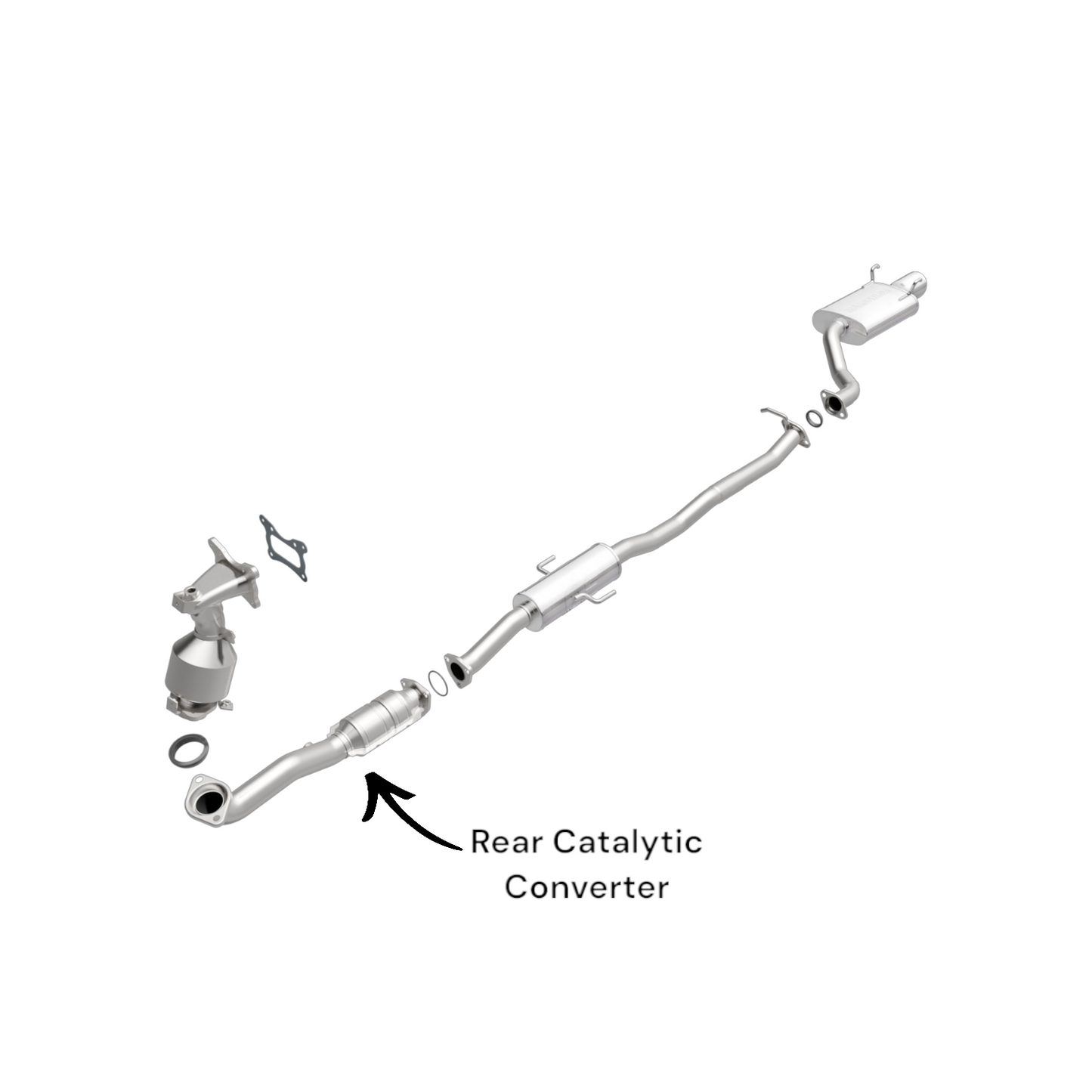 Honda CR-V 2.4L (2010 & 2011) Rear Catalytic Converter