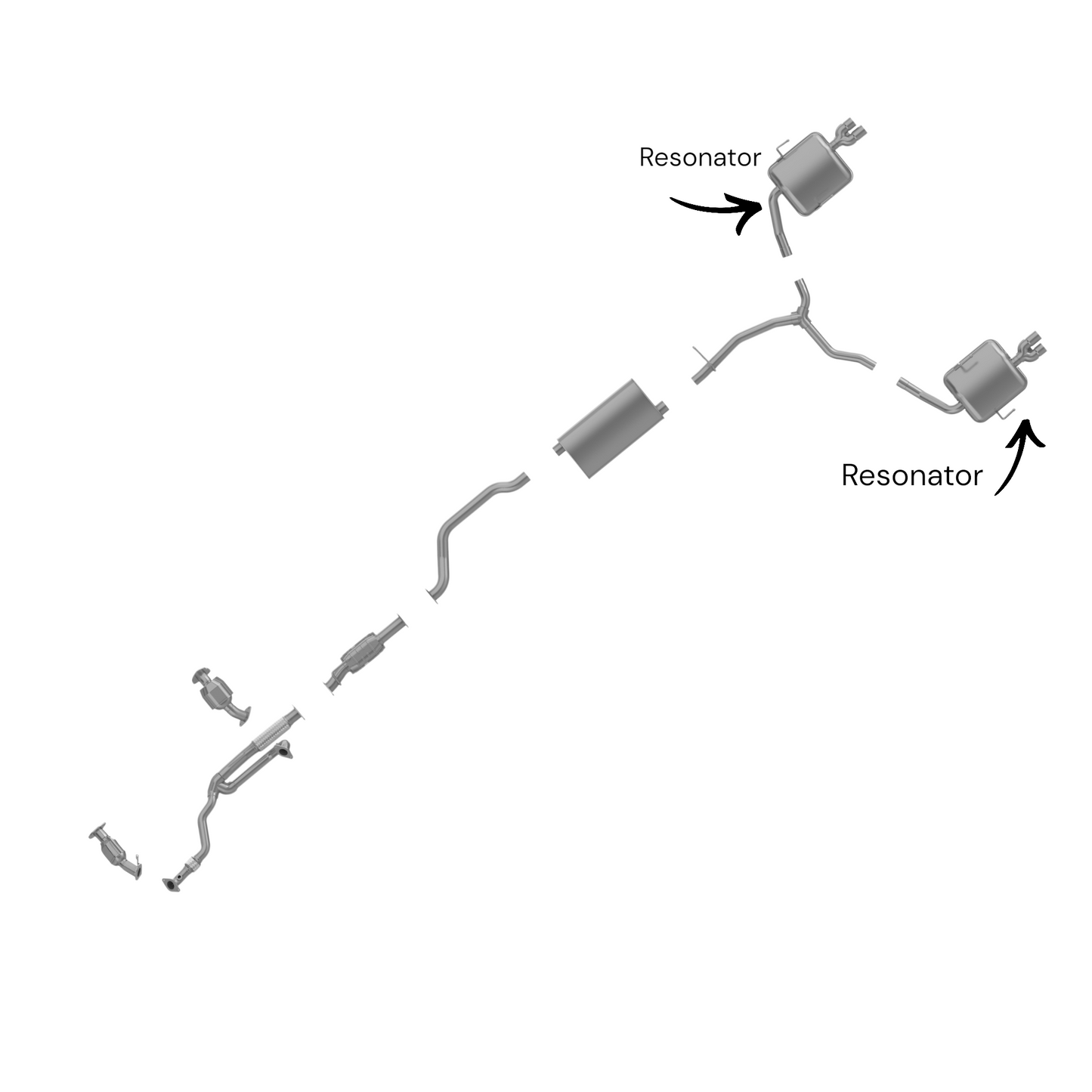 GMC Acadia 3.6L (2009-2012) Left and Right side Resonator