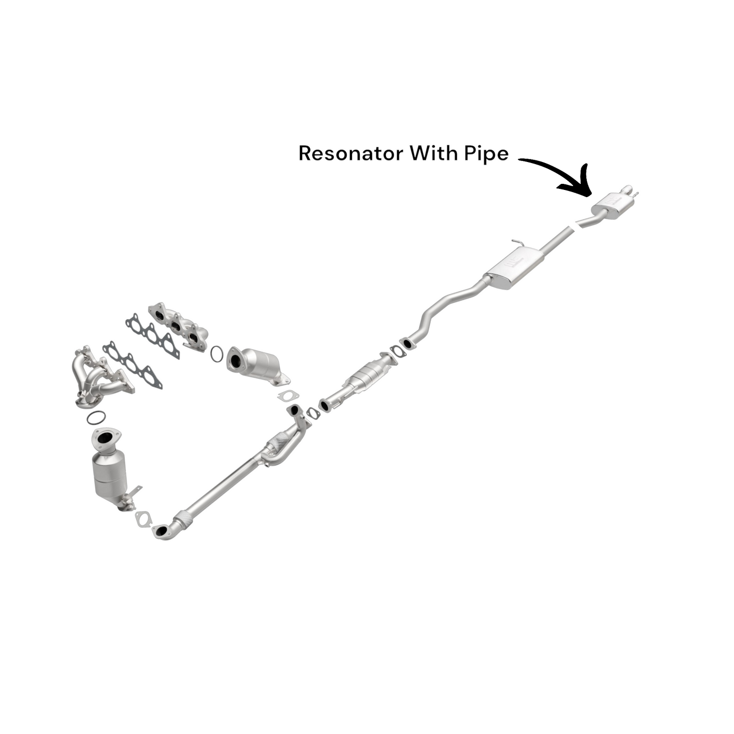 Chevrolet Traverse 3.6L (2009-2017) Resonator With Pipe