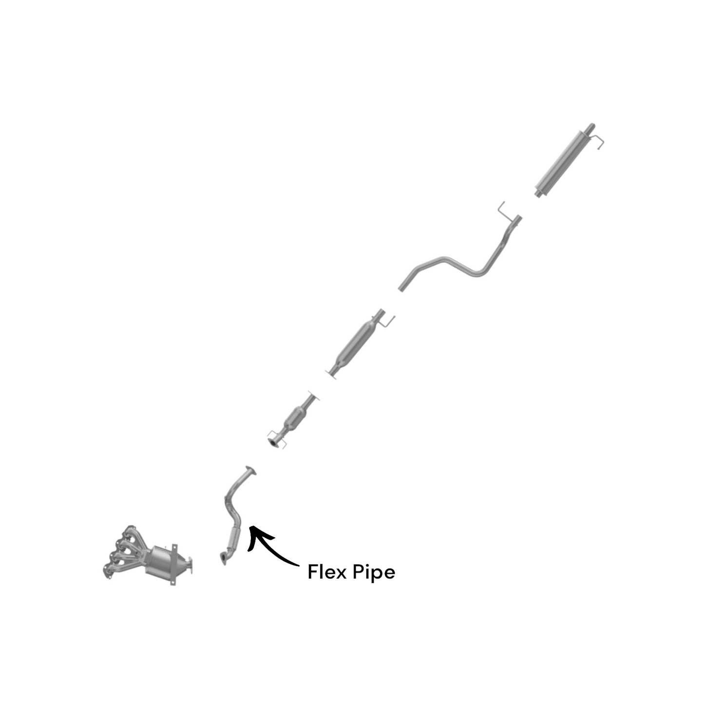 Chevrolet Sonic 1.8L (2012-2016) Flex Pipe