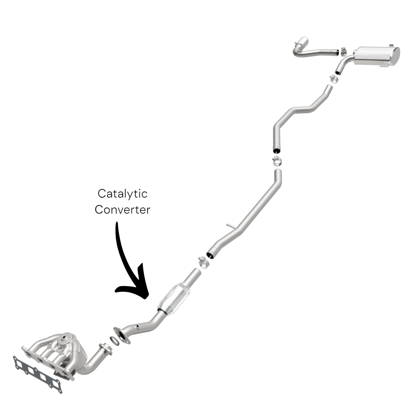 Jeep Compass 2.4L 2007-2017 (AWD Only) Catalytic Converter