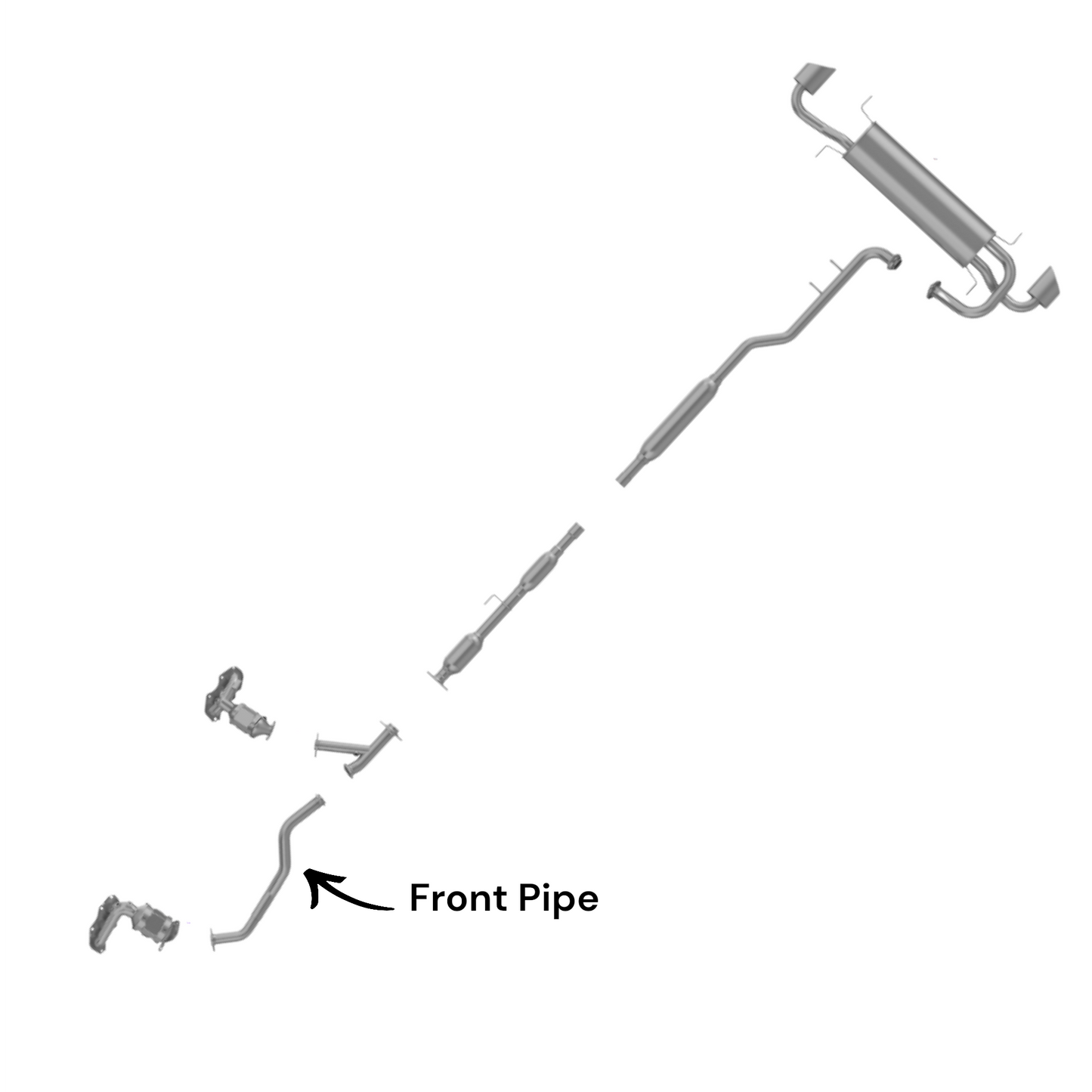 Toyota Venza 3.5L (2009-2015) Front Pipe