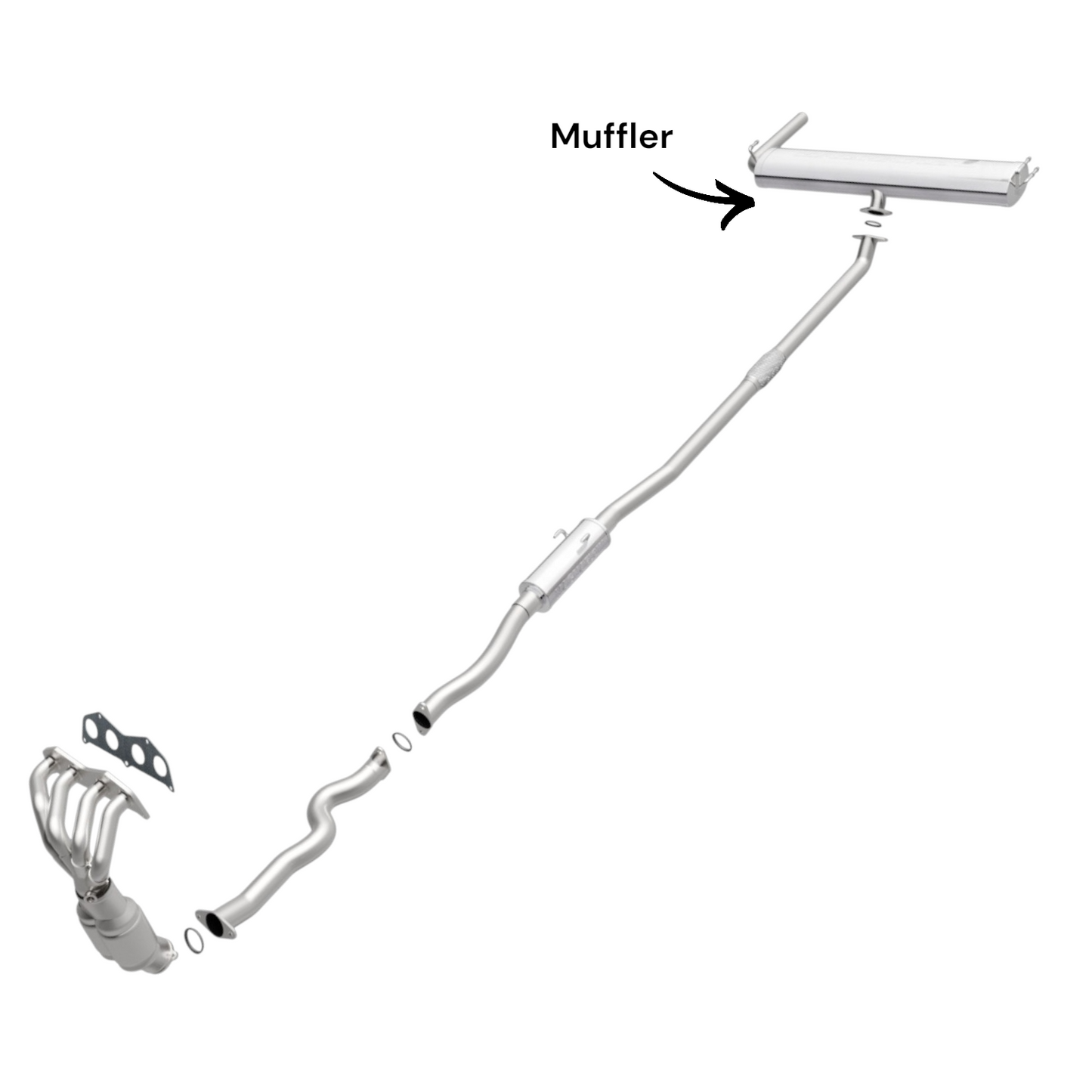 Toyota Rav4 2.4L (2004-2005) Silencieux