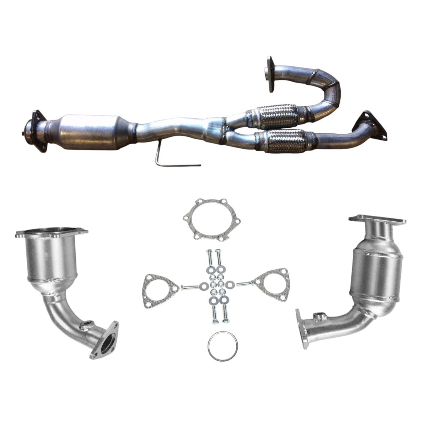 Nissan Altima 3.5L (2002-2006) Flex Y-Pipe, Catalytic Converter Set