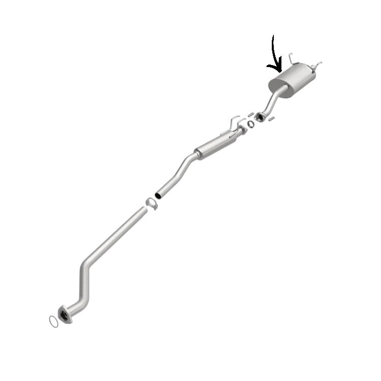 Acura RSX 2.0L (2002-2006) Rear Muffler