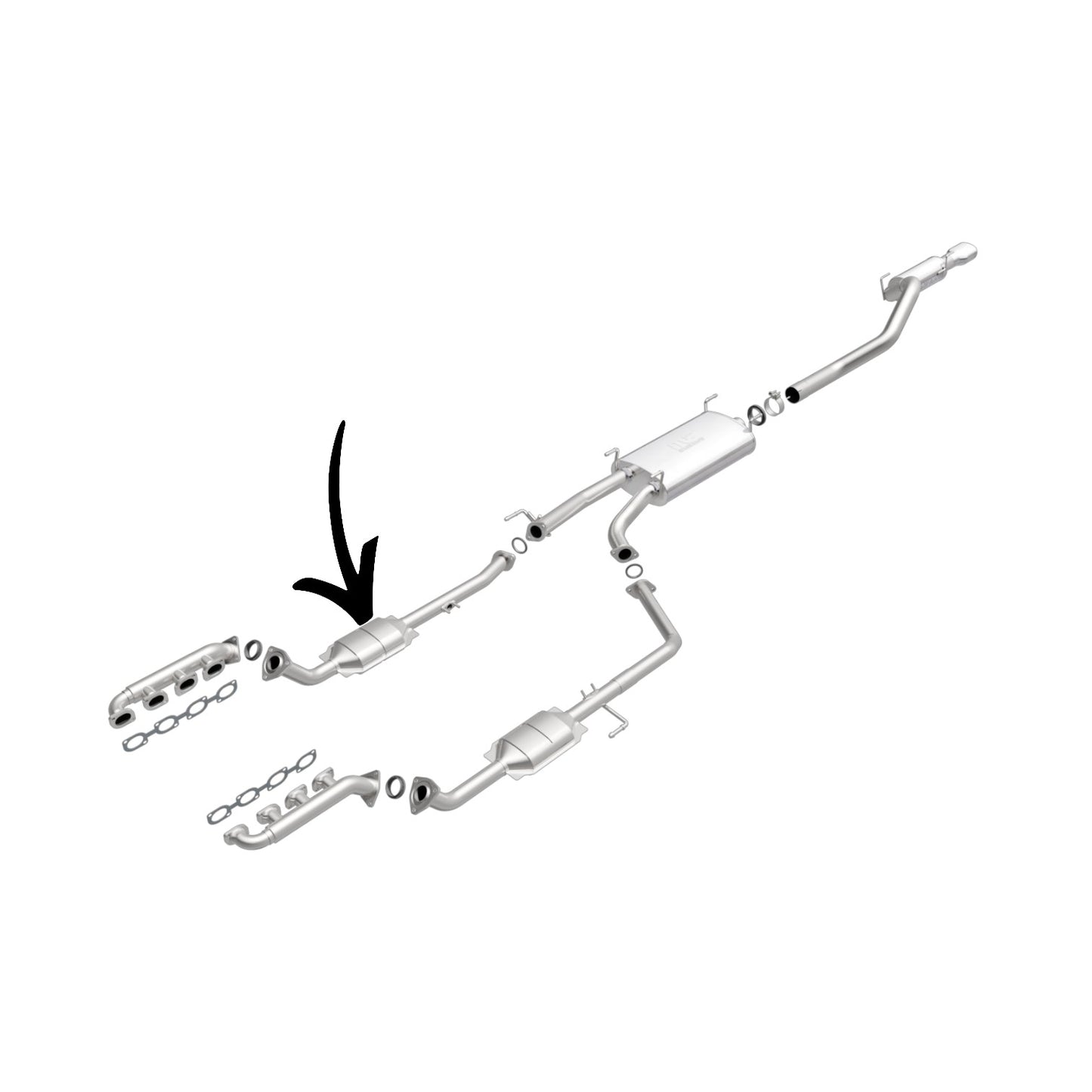 Toyota Sequoia 4.7L V8 (2001-2004) Right Side Catalytic Converter