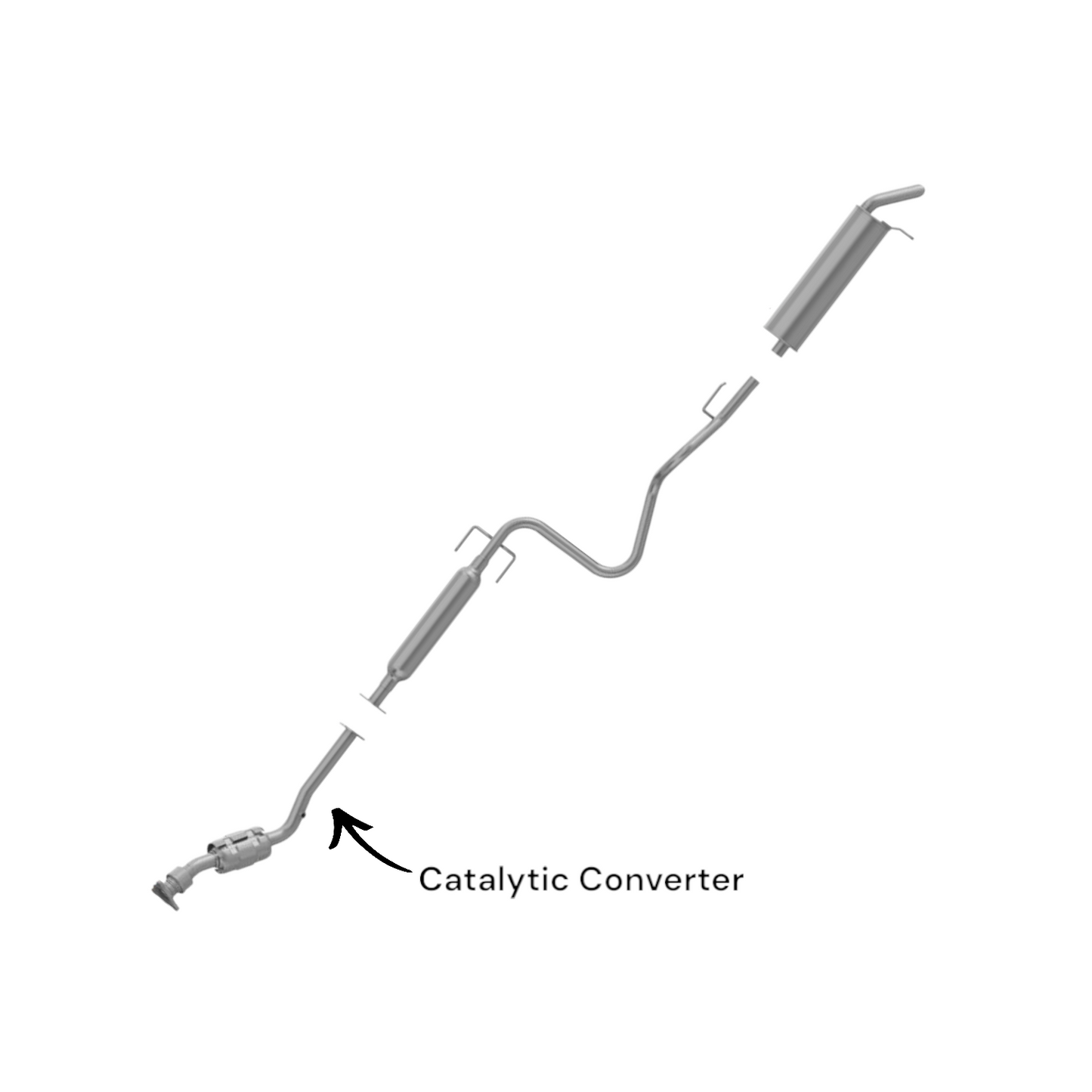 Saturn Ion 2.4L (2007) V4 Catalytic Converter