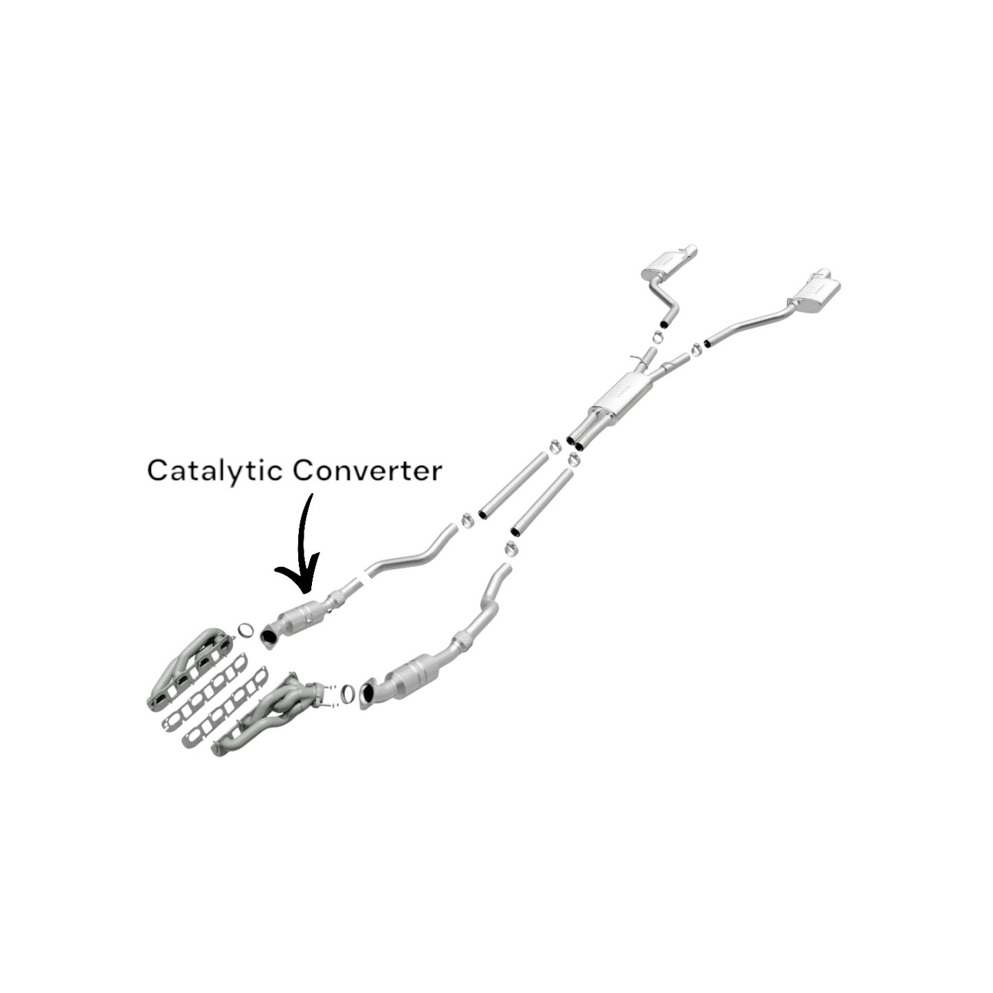 Chrysler 300 5.7L (2005-2019) RWD Right Side Catalytic Converter