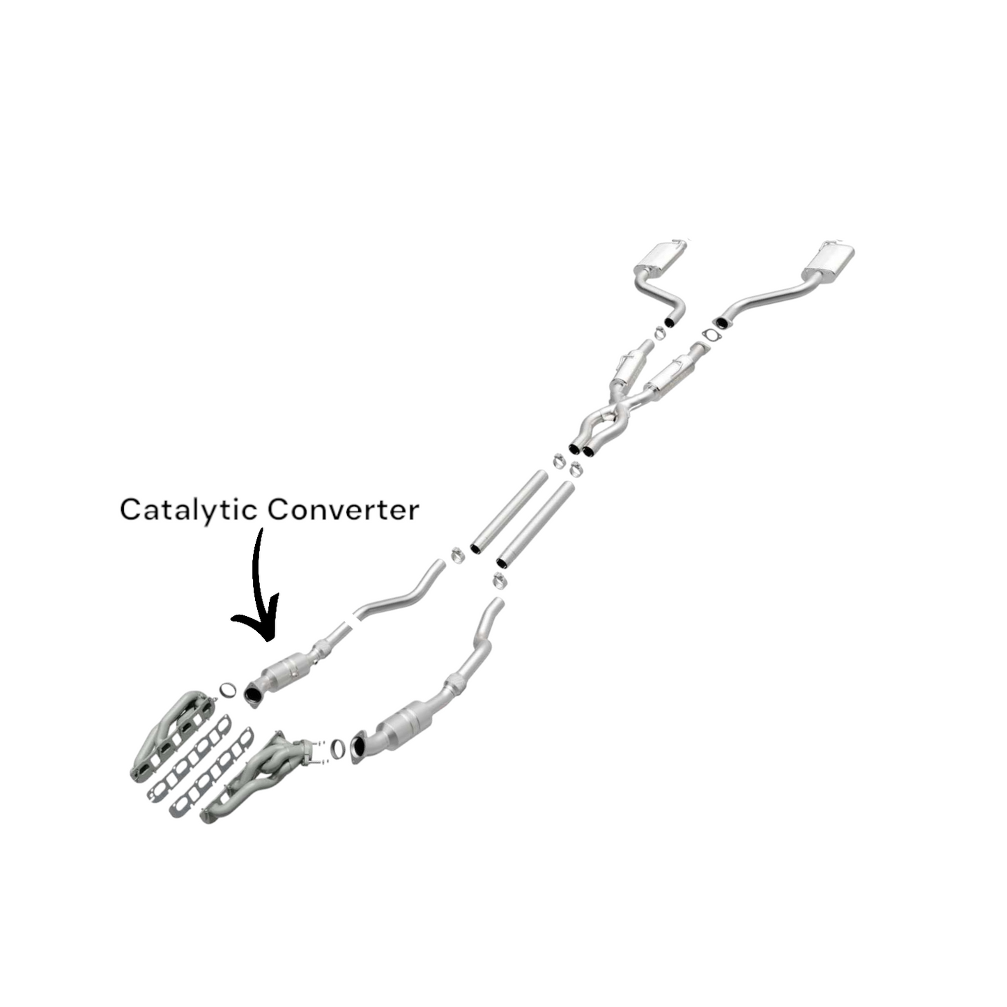 Dodge Charger 5.7L (2009-2019) AWD Passenger Side Catalytic Converter