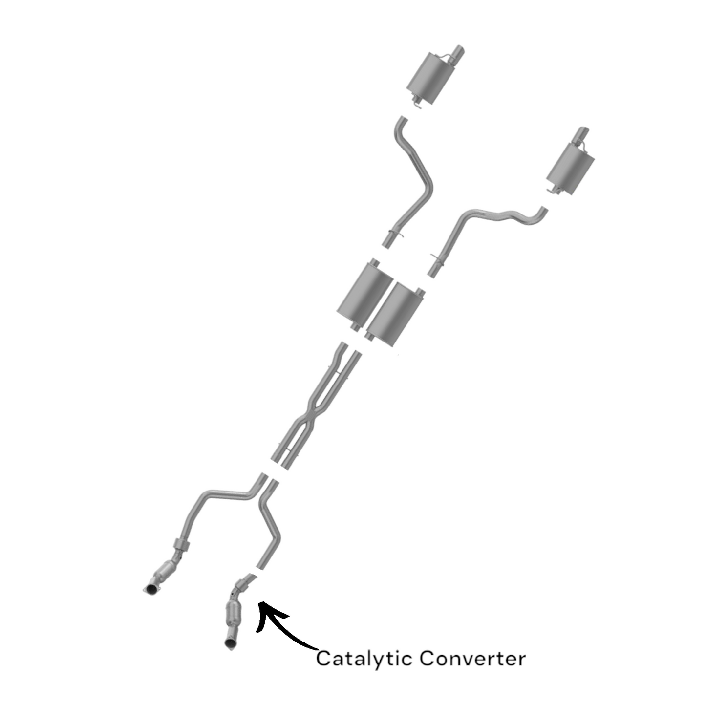 Dodge Charger R/T 5.7L (2009) Driver Side Catalytic Converter