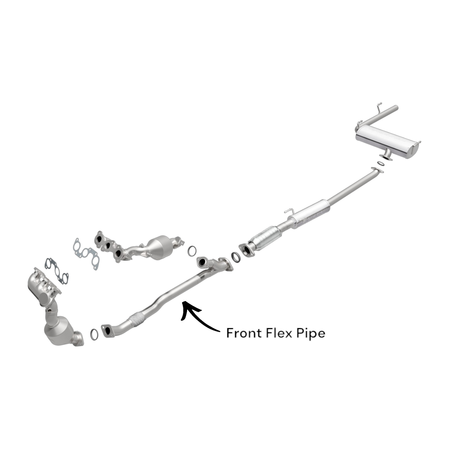 Toyota Sienna 3.3L (2004-2006) V6 FWD Front Flex Pipe