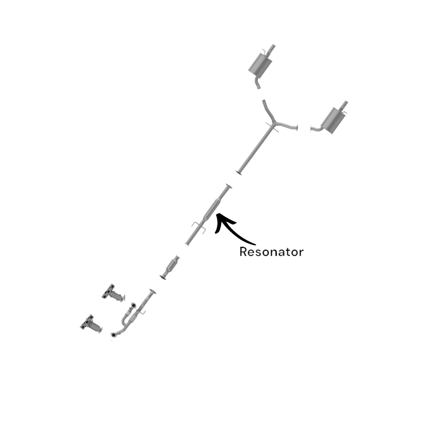 Hyundai Azera 3.3L (2007, 2008) Resonator