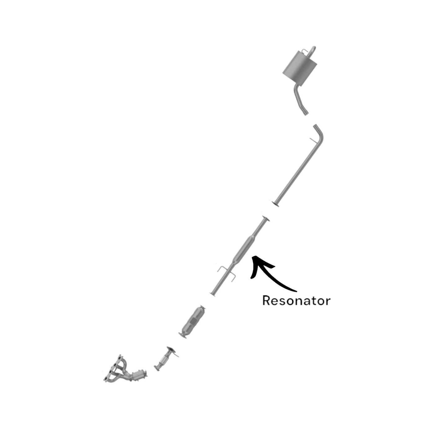 Hyundai Sonata 2.4L (2006-2010) Resonator