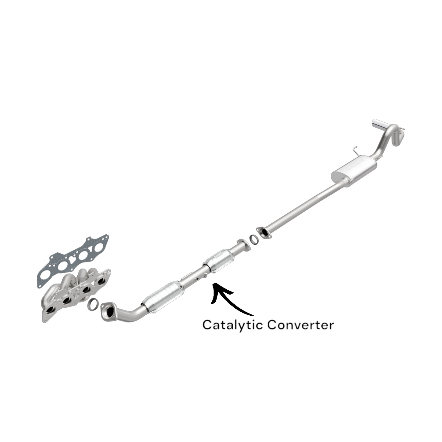 Toyota Tacoma 2.7L (2005-2016) Front Catalytic Converter