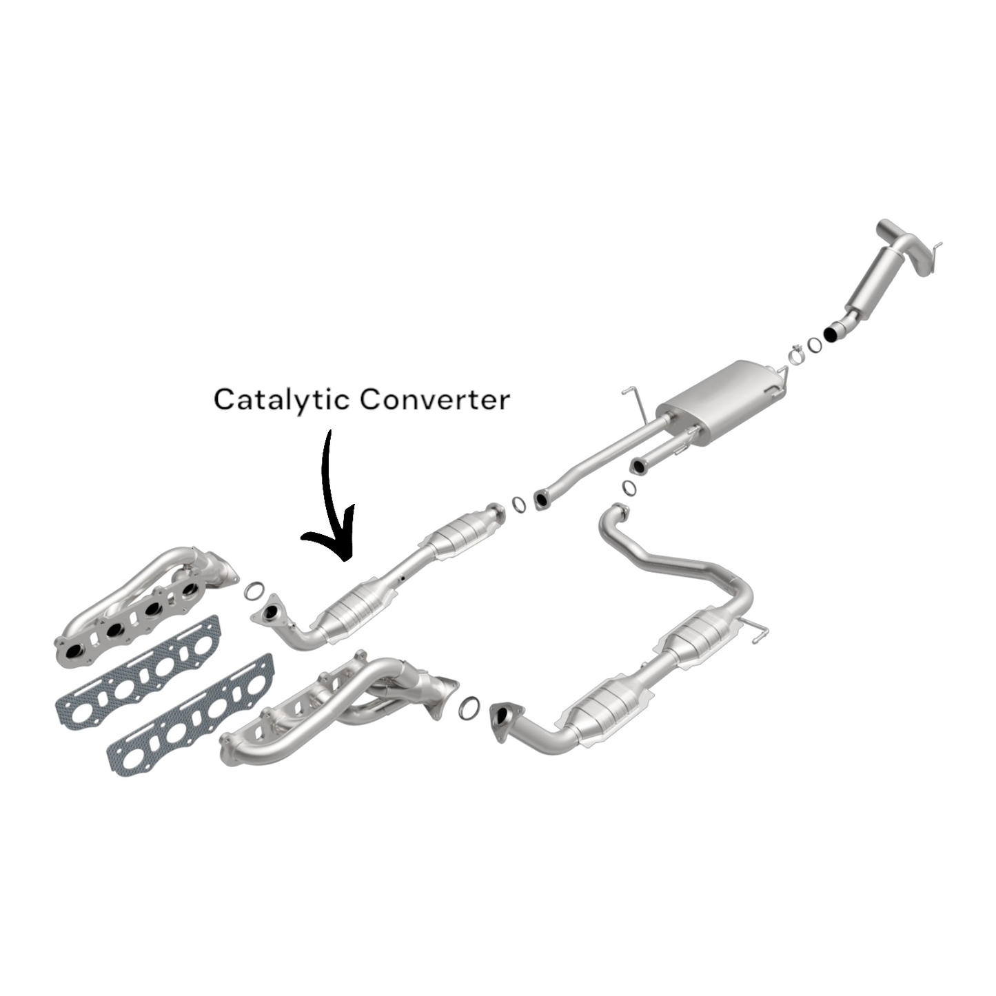 Toyota Tundra 5.7L (2007-2019) Catalytic Converter (Passenger side)