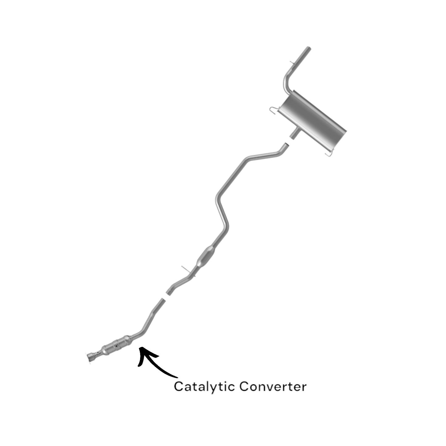 Chrysler 200 2.4L (2011-2014) & Chrysler Sebring 2.4L (2007-2010) Catalytic Converter