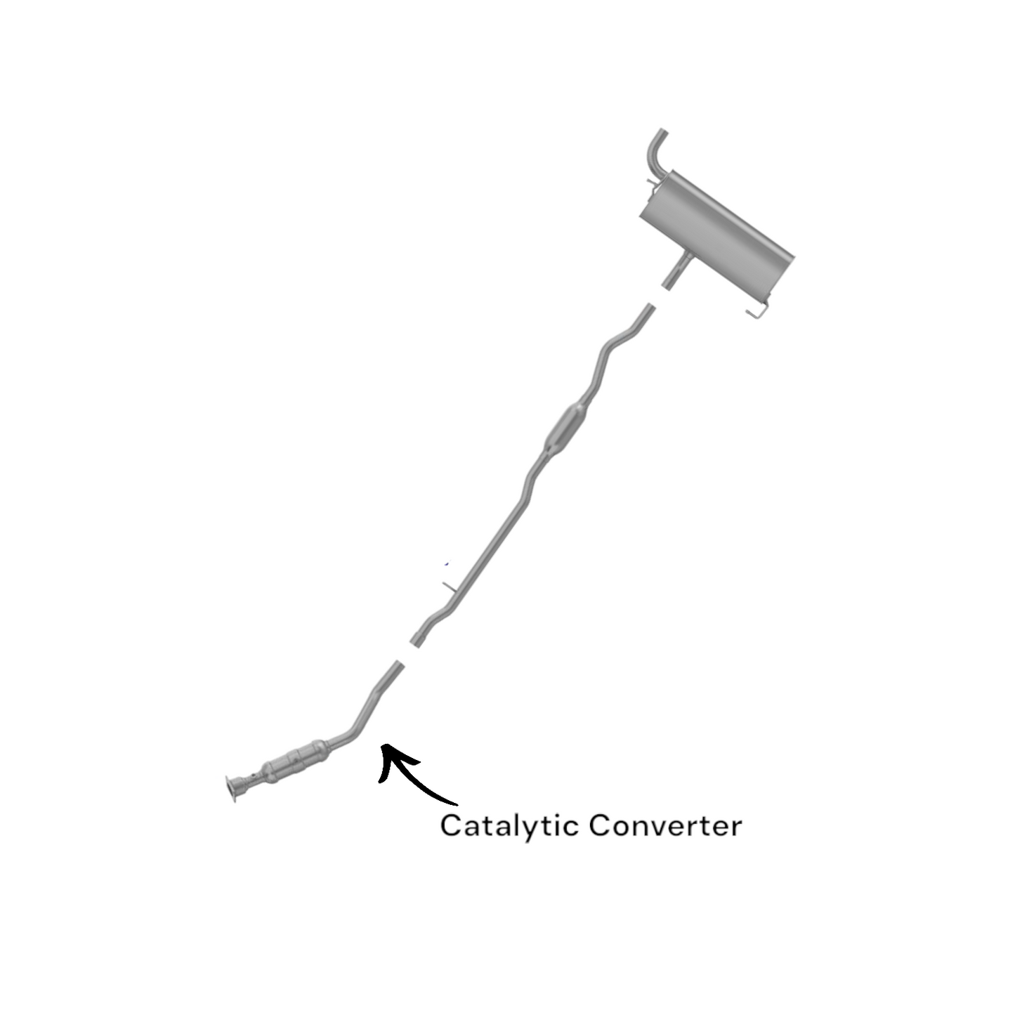 Jeep Compass 2.4L (2007-2011) FWD Catalytic Converter