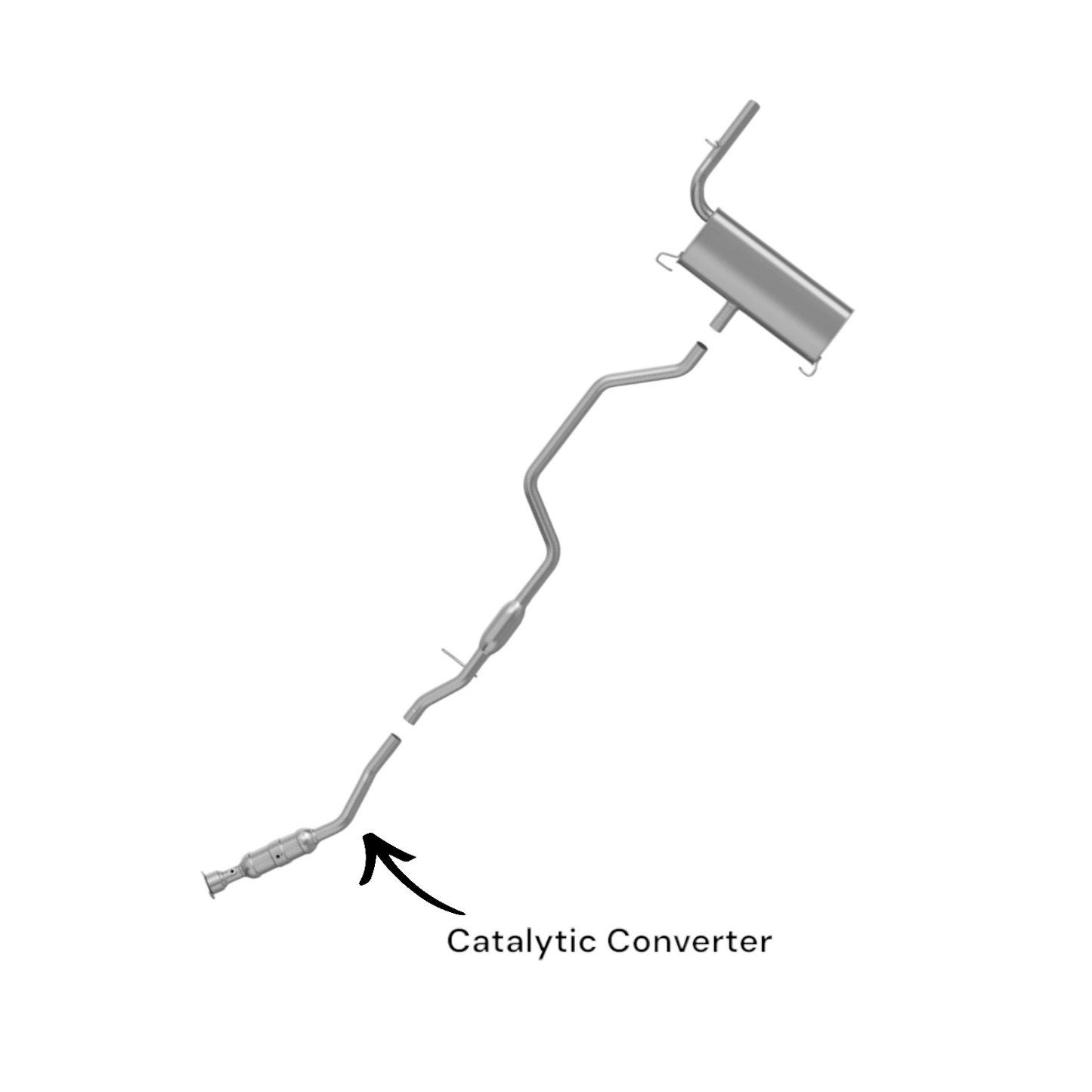 Dodge Caliber 2.4L (2009-2011) Catalytic Converter