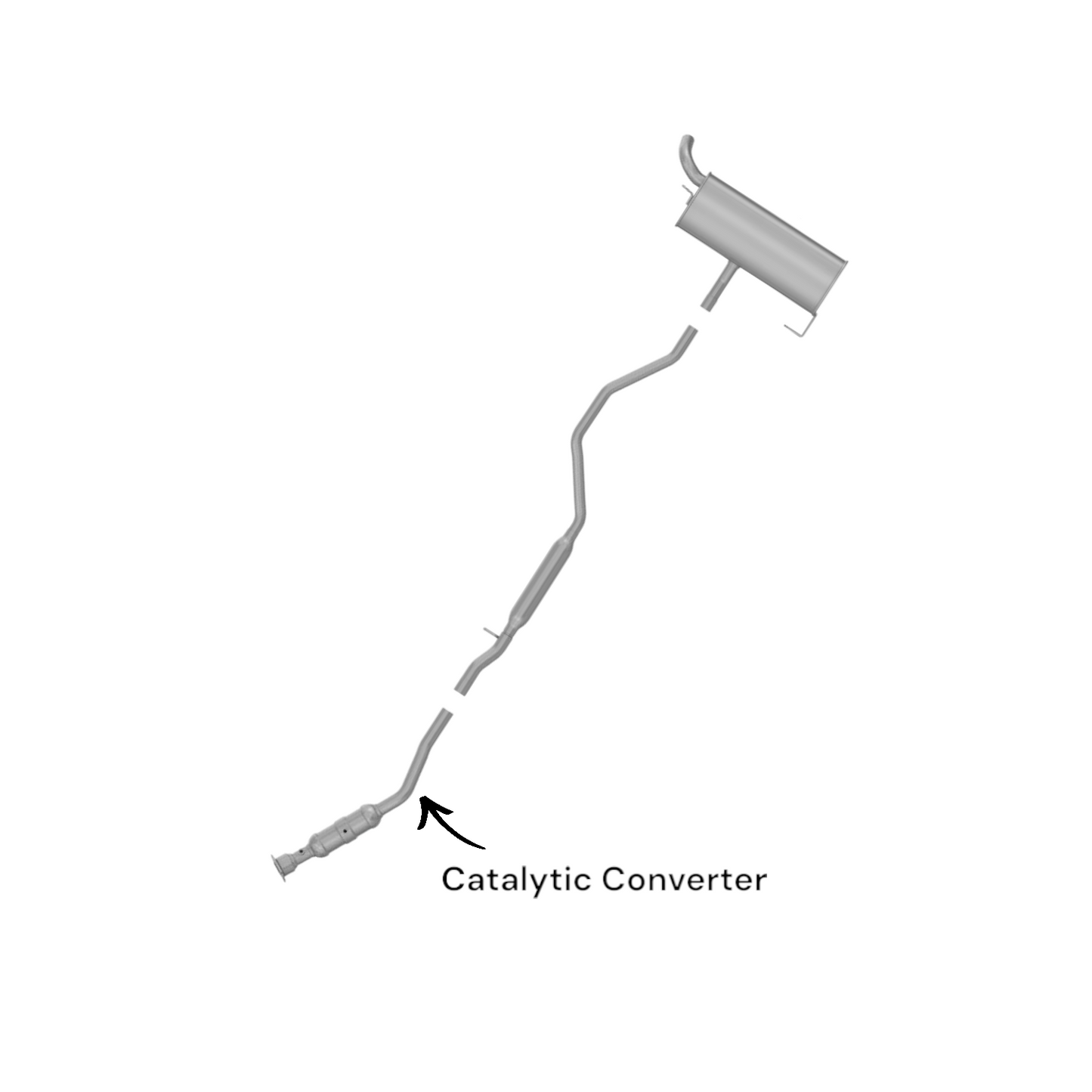 Dodge Caliber 1.8L (2007-2009) Catalytic Converter