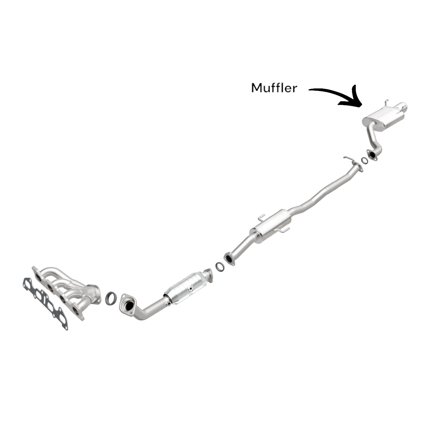 Honda CR-V 2.4L (2007-2009) Rear Muffler