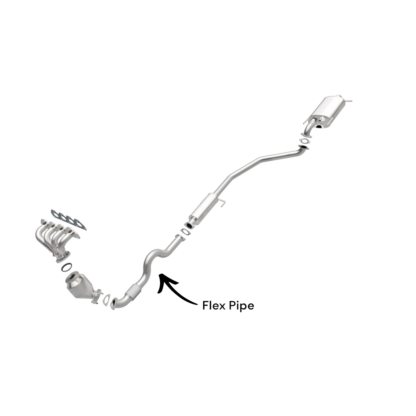 Chevrolet Aveo 1.6L (2004-2008) Sub Models LS/LT (Automatic Transmission) V4 Front Flex Pipe