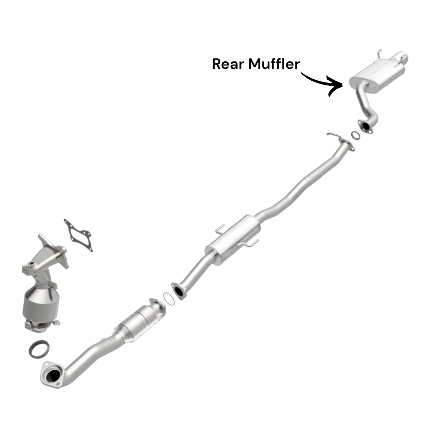 Honda CR-V 2.4L (2010-2011) Rear Muffler