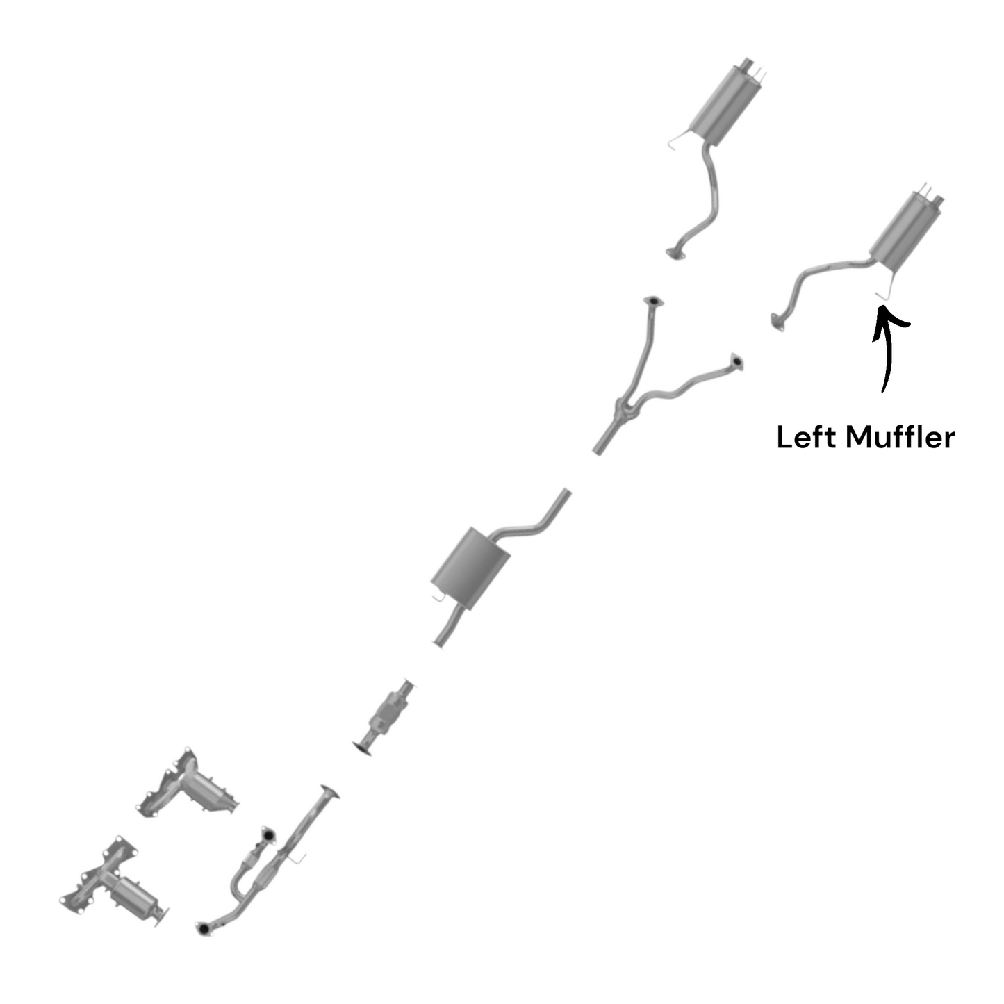 Convertisseur catalytique pour Hyundai Santa Fe 3.3L (2007-2009)
