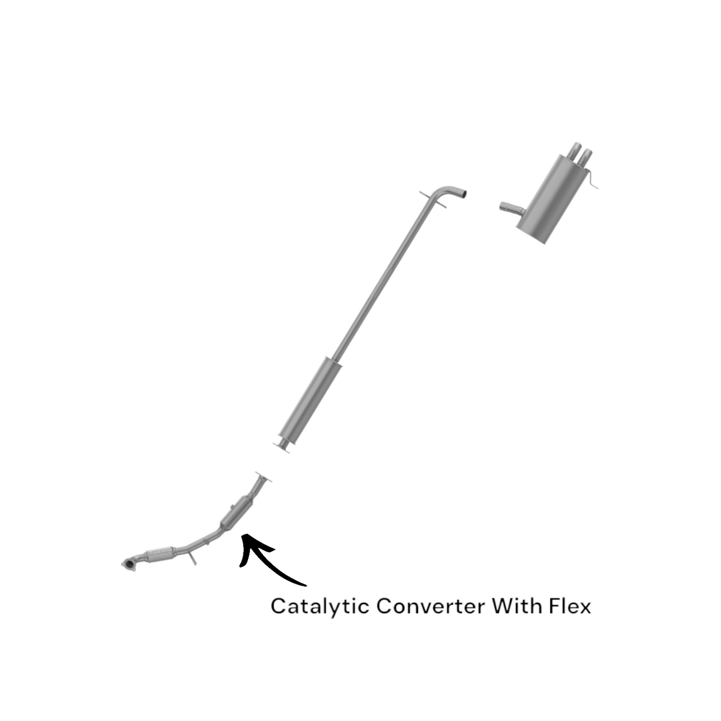 Volvo XC90 2.5L (2003-2006) Catalytic Converter With Flex