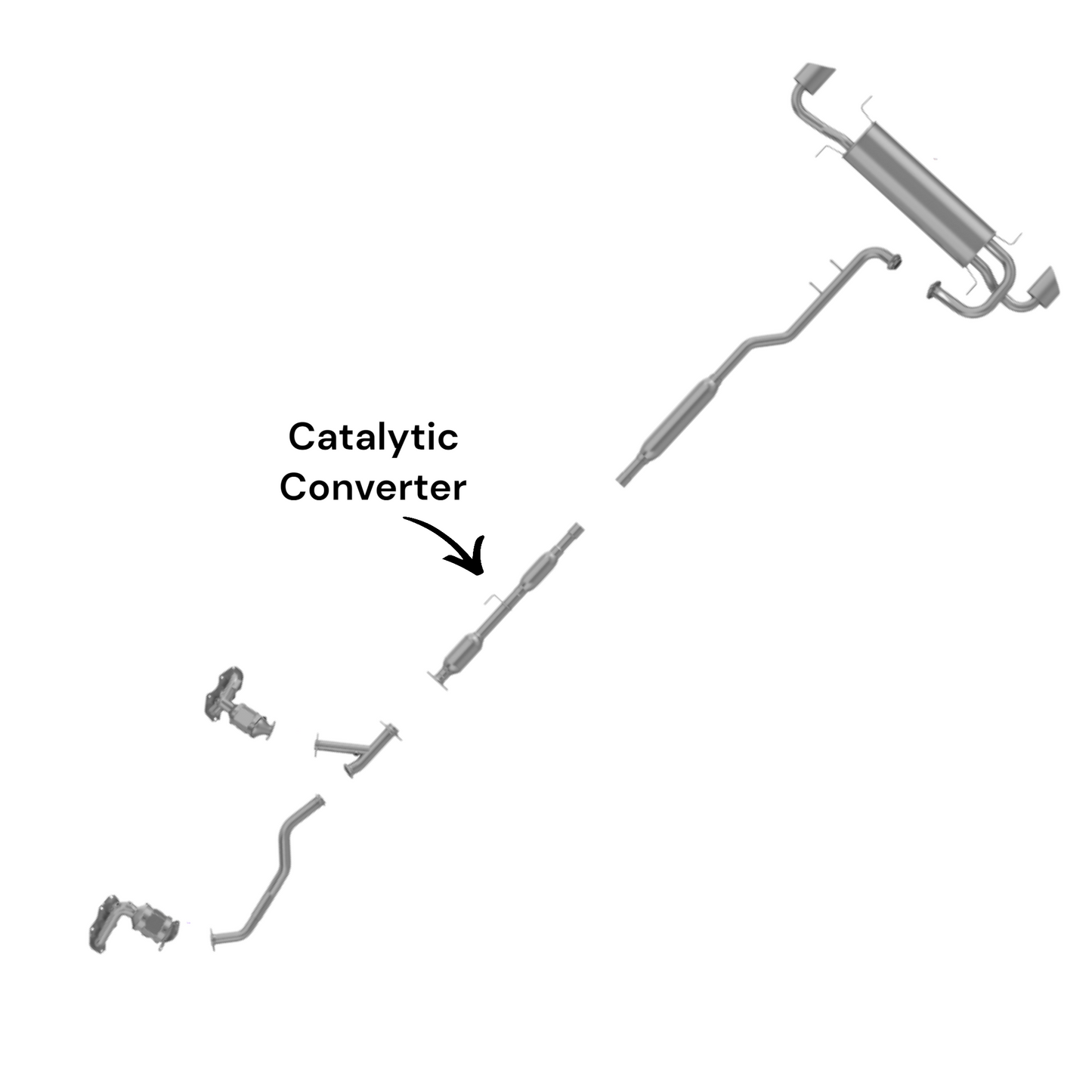 Toyota Venza 3.5L (2009-2015) Catalytic Converter