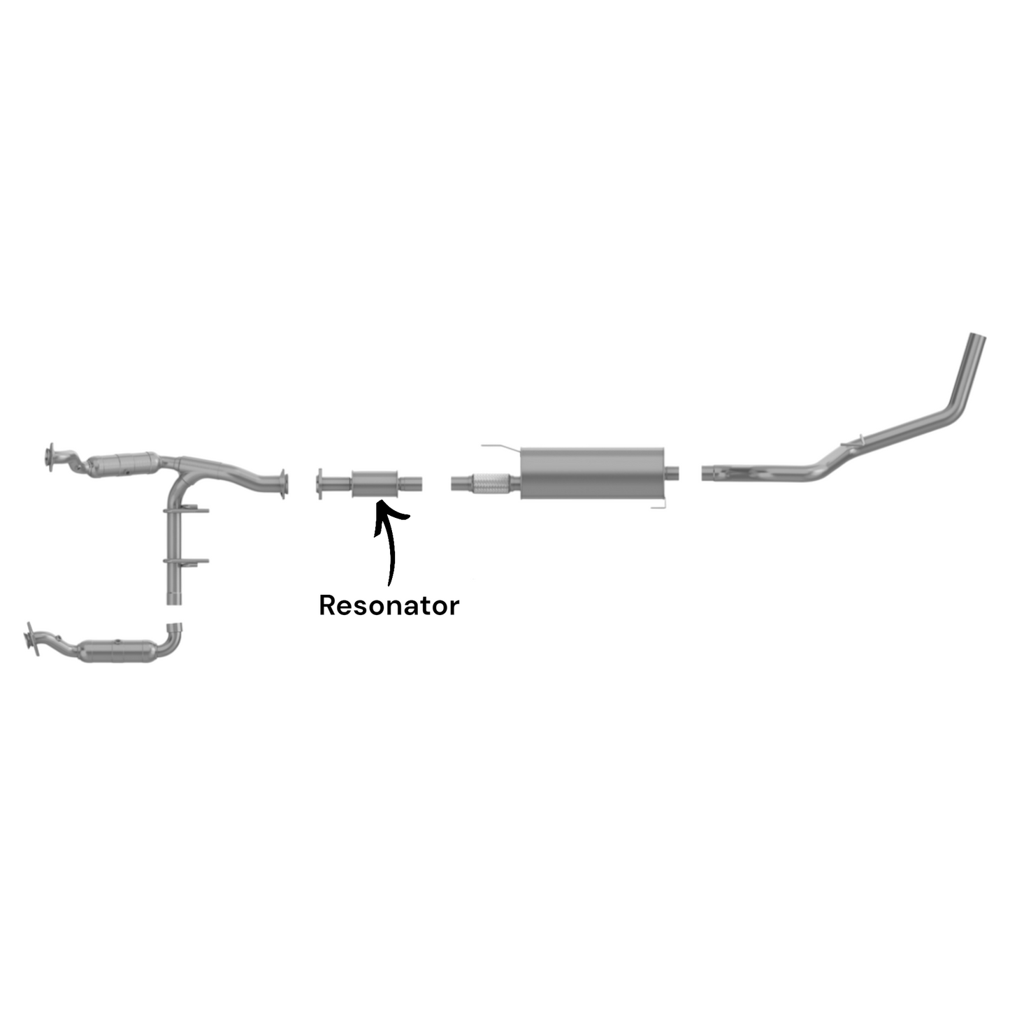 Ford F-150 2.7L & 3.5L (2015-2020) (Turbo) (145.0 Wheelbase) Resonator