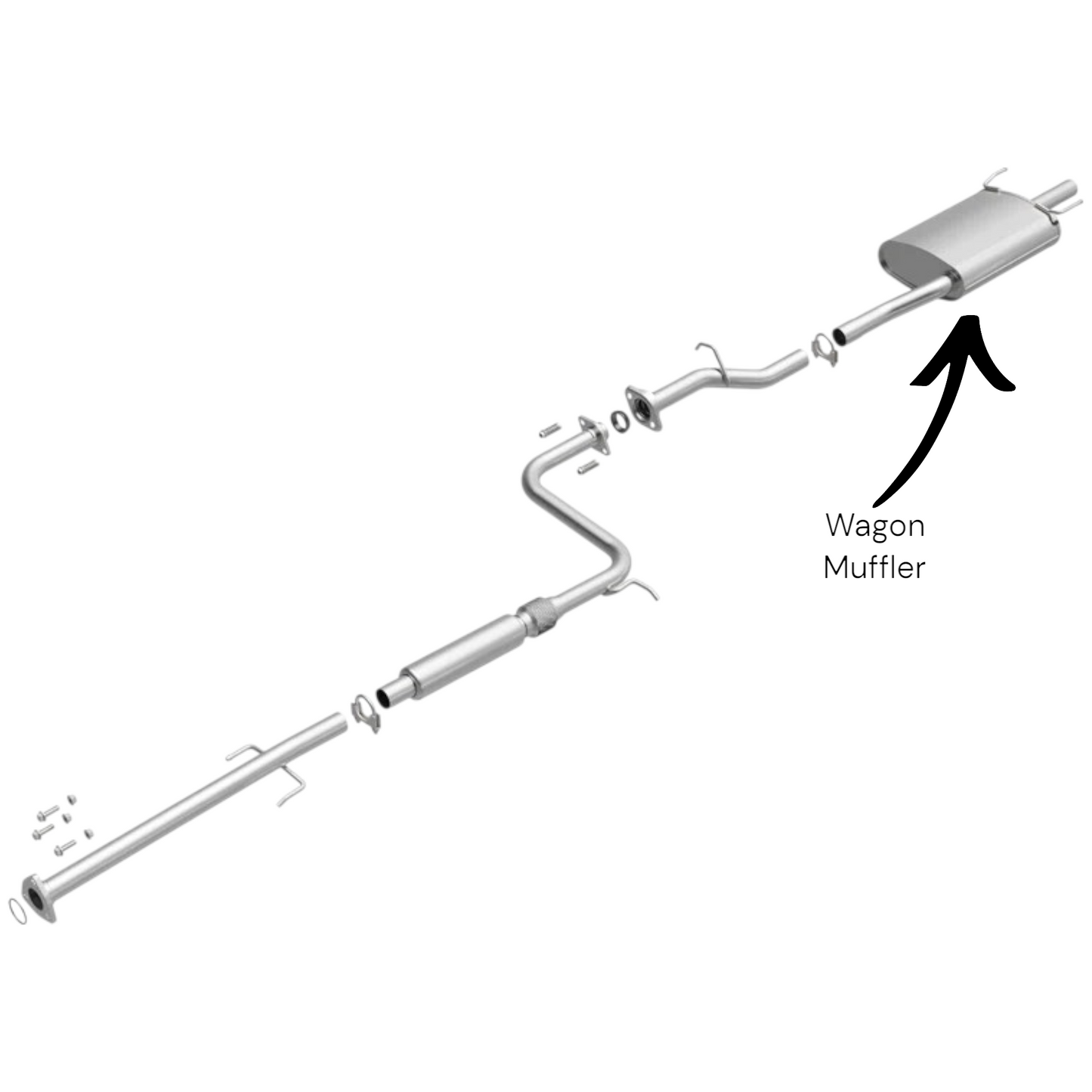 Honda Accord 2.2L 1996-1997 Wagon Muffler