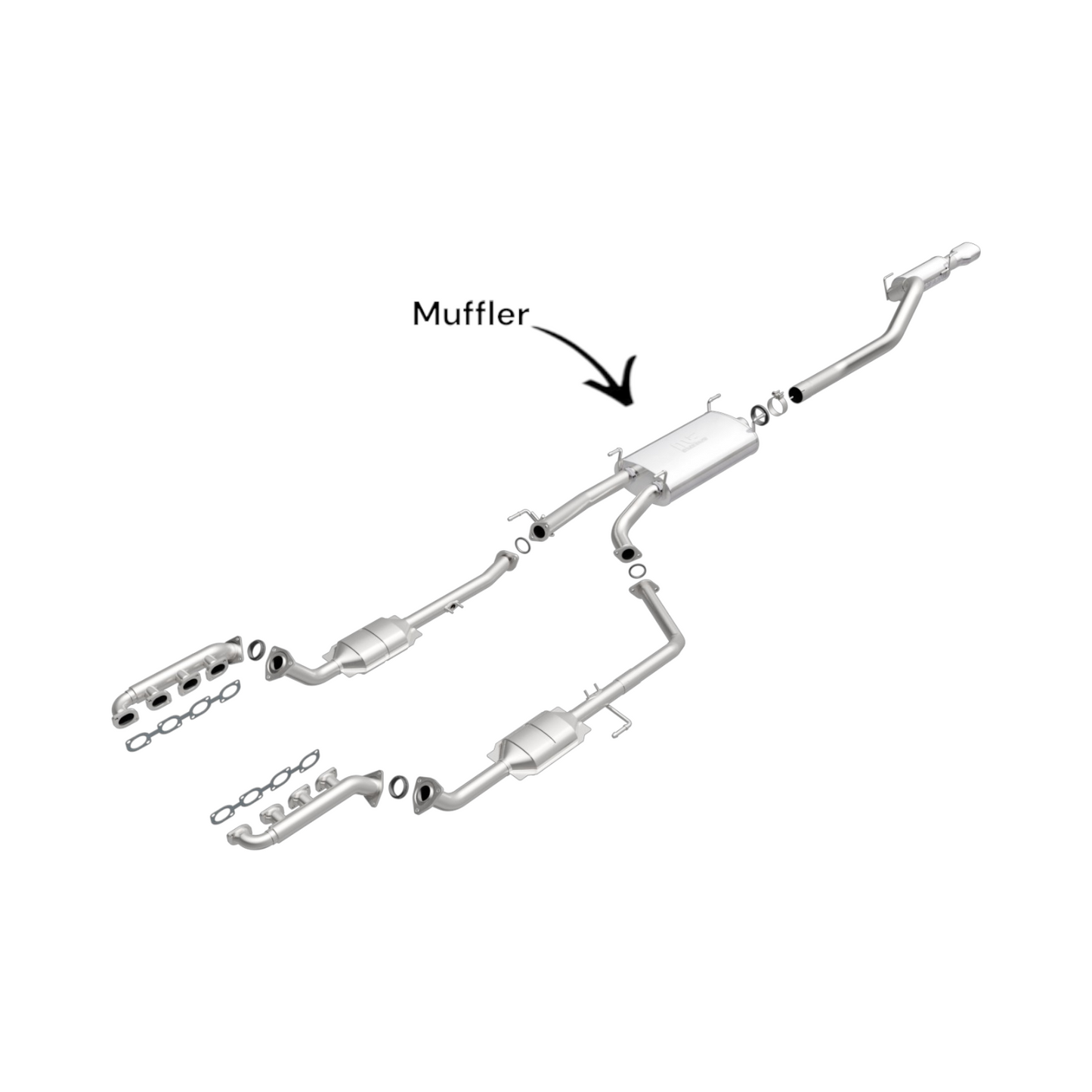 Toyota Sequoia 4.7L (2001-2007) V8 Muffler