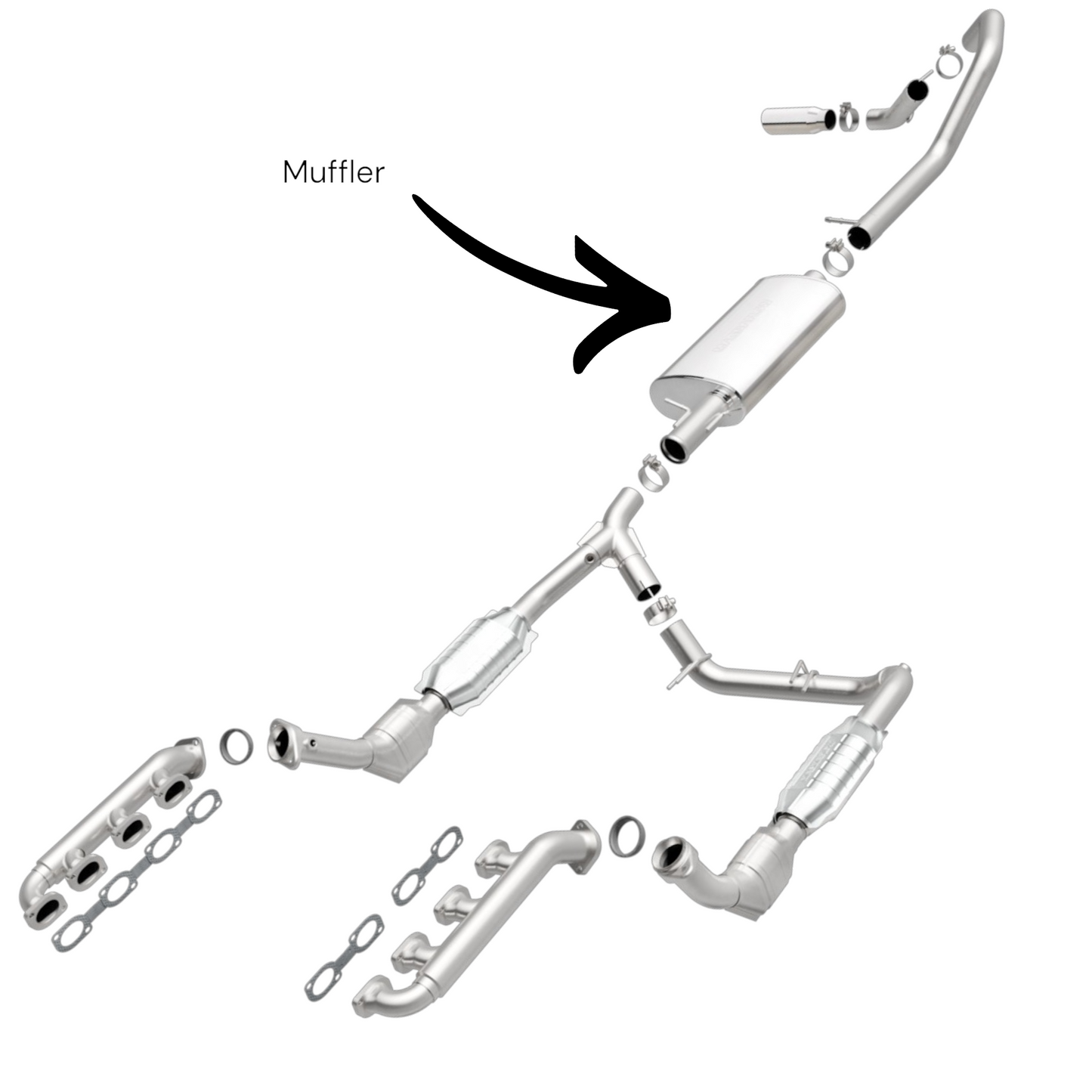 Ford Expedition 5.4L 2003-2014 Muffler