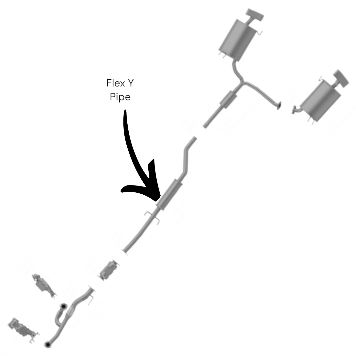 Acura TL 3.7L 2010-2014 SH-AWD Flex Y-pipe