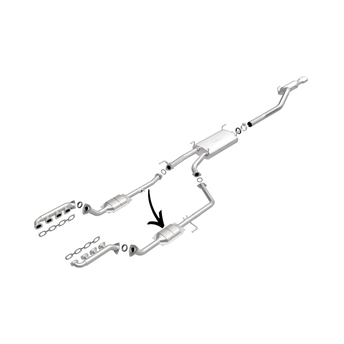 Toyota Sequoia 4.7L V8 (2001-2004) Driver Side Catalytic Converter