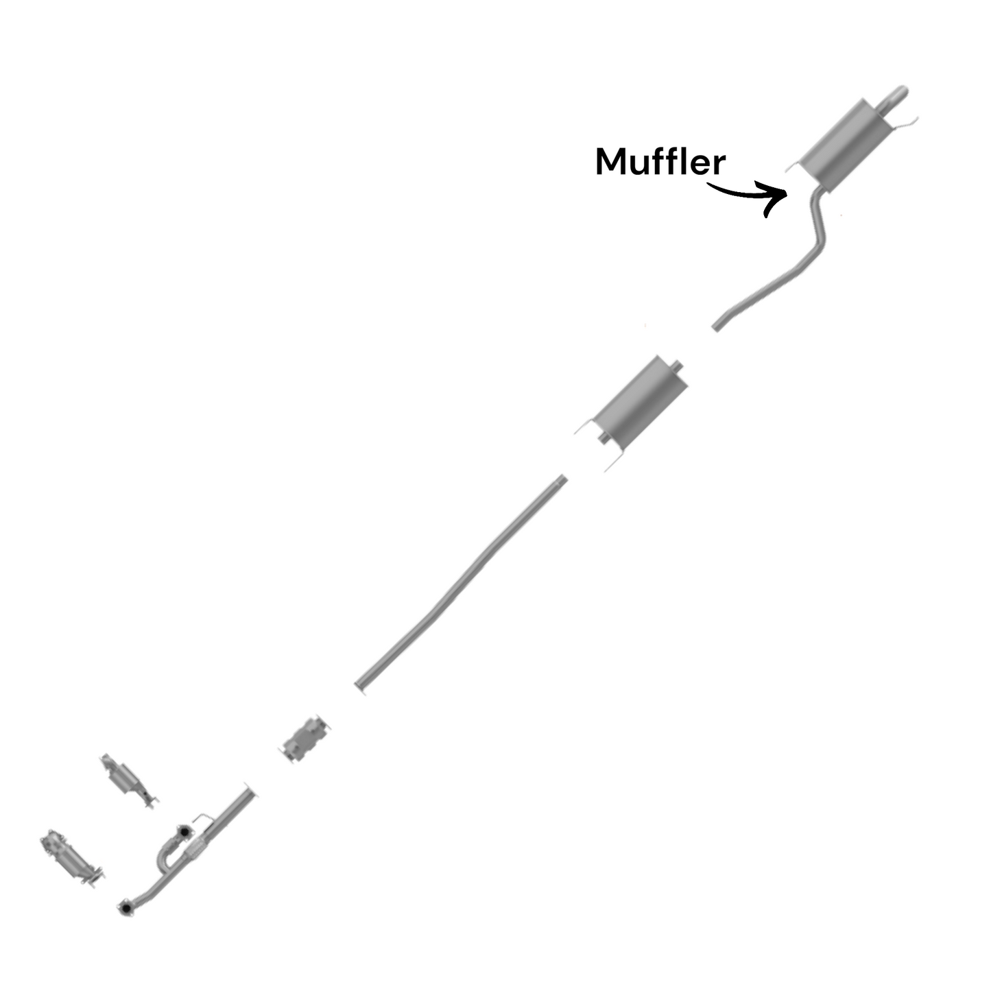 Honda Ridgeline 3.5L (2006-2014) Muffler