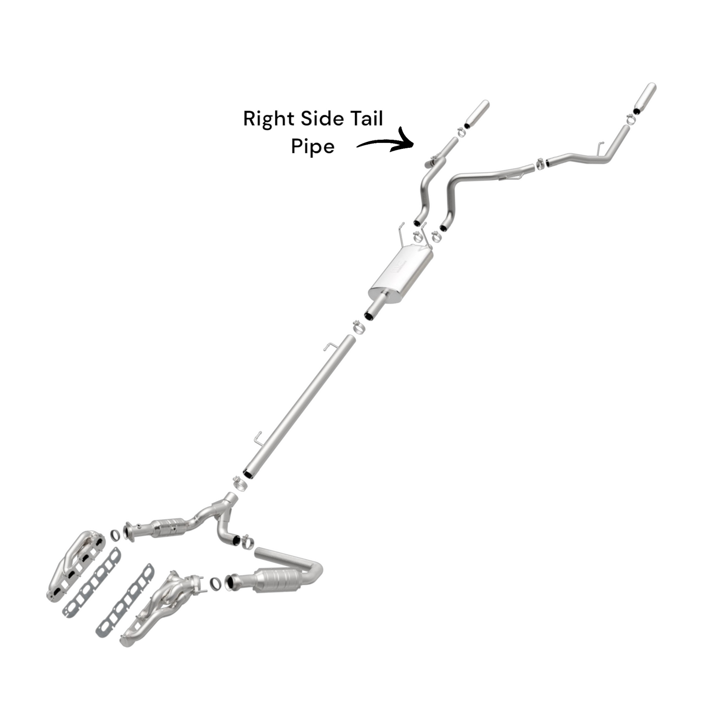 Ram 1500 5.7L (2011-2018) Right Side Tail Pipe
