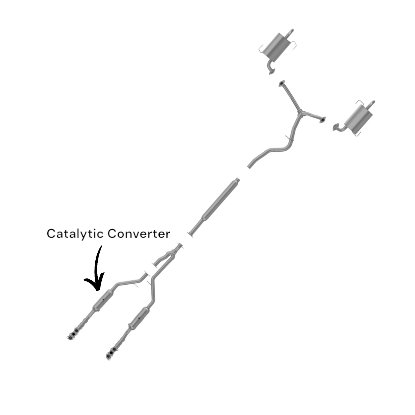Subaru Outback 3.6L (2010-2015) Right-Side Catalytic Converter