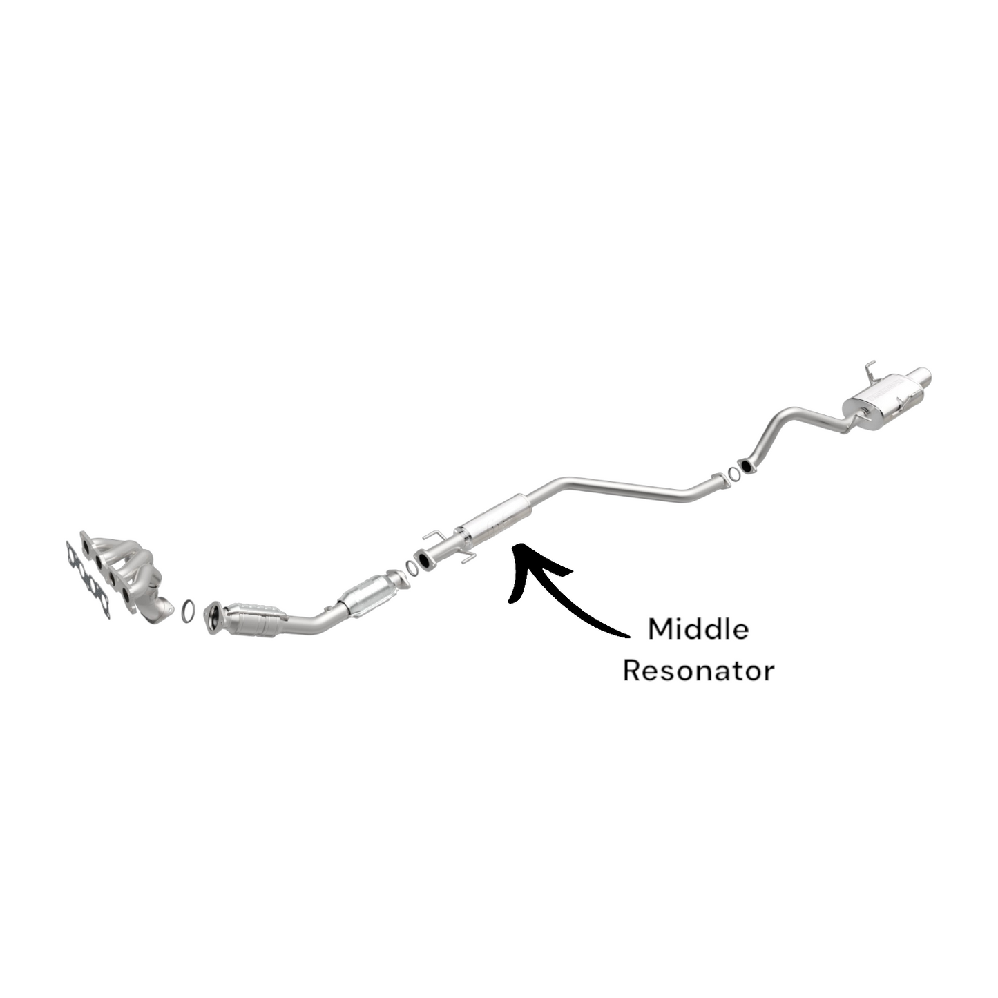 Nissan Versa Hatchback 1.8L (2007-2012) V4 Middle Resonator